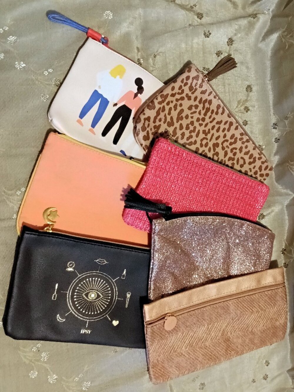Seven ipsy cosmetic pouches